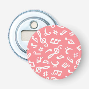 Music pattern bottle opener
