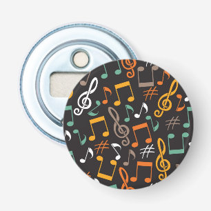 Music pattern bottle opener