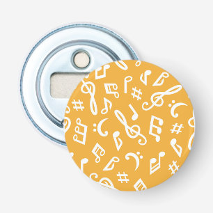 Music pattern bottle opener