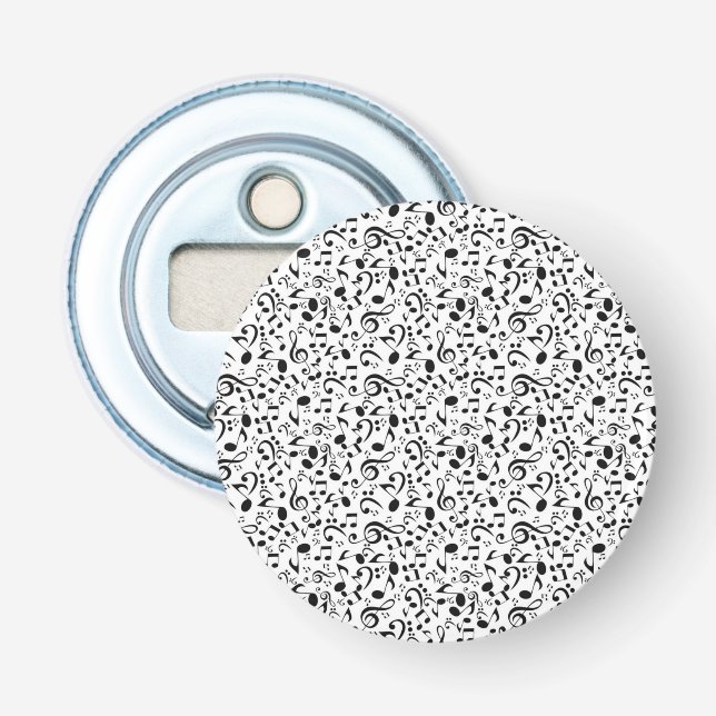 Music pattern bottle opener (Front)