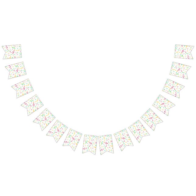 Music pattern bunting  (All)