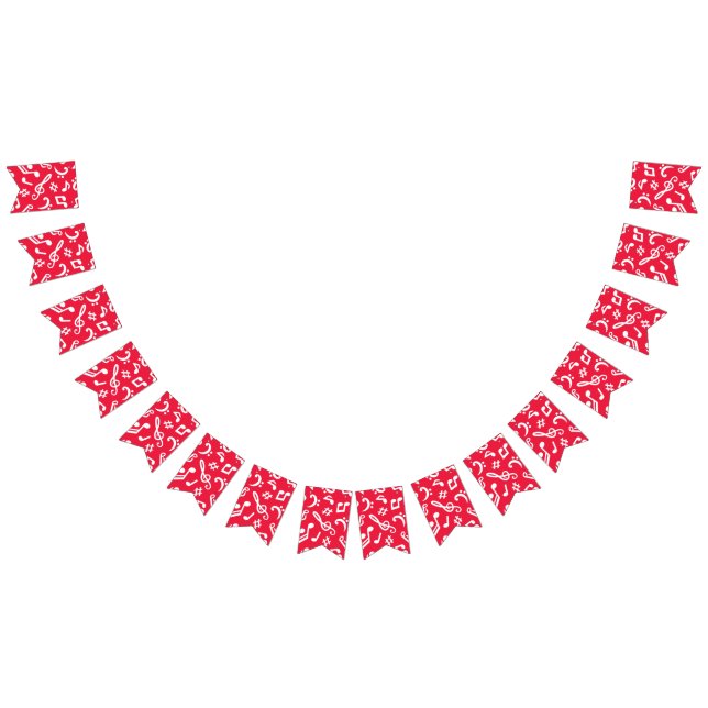 Music pattern bunting  (All)