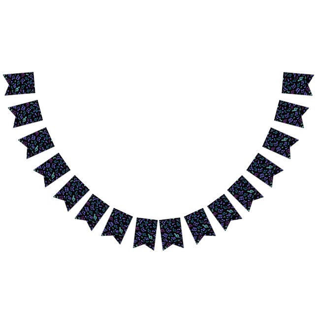 Music pattern bunting  (All)