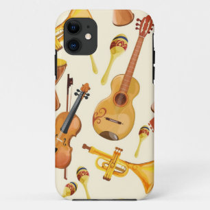 Music pattern iPhone 11 case