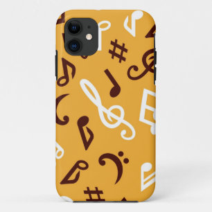 Music pattern iPhone 11 case