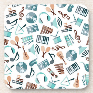 Music pattern coaster
