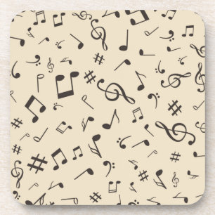 Music pattern coaster