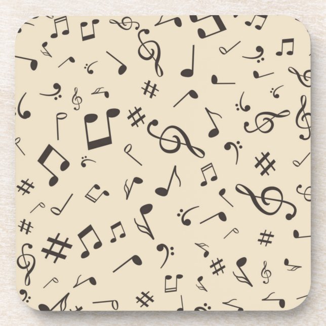 Music pattern coaster (Front)