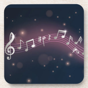 Music pattern coaster