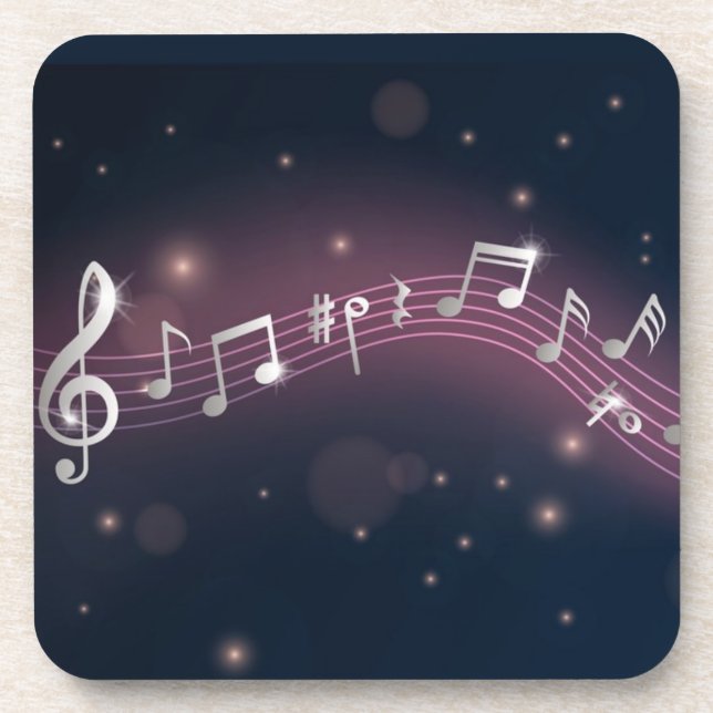 Music pattern coaster (Front)