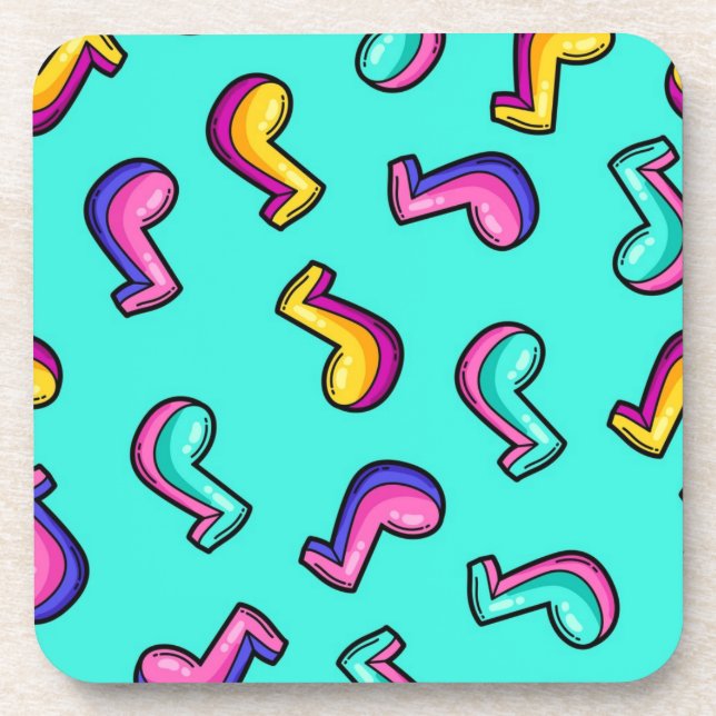 Music pattern coaster (Front)