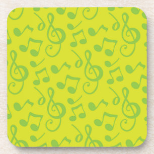 Music pattern coaster