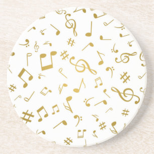 Music pattern coaster