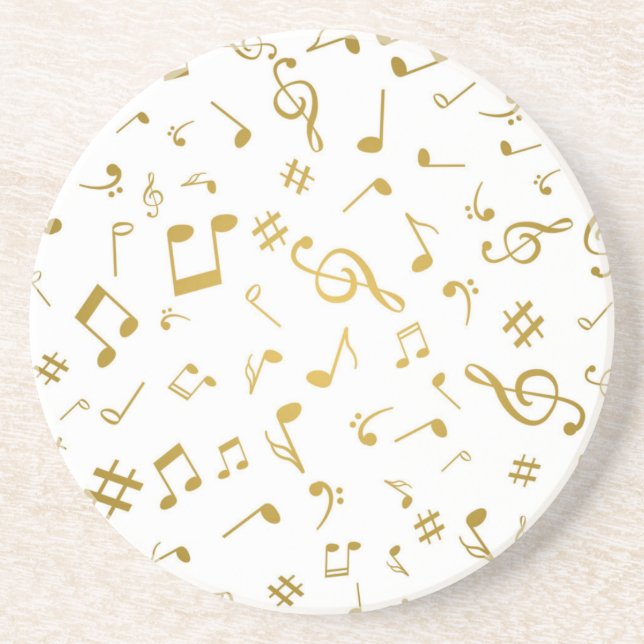 Music pattern coaster (Front)
