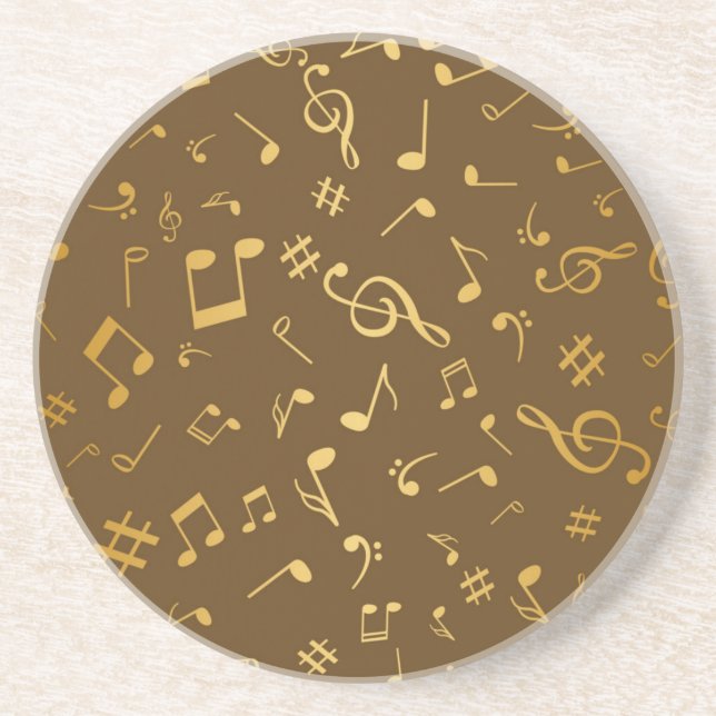 Music pattern coaster (Front)