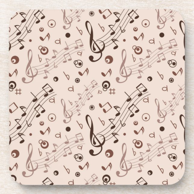 Music pattern coaster (Front)