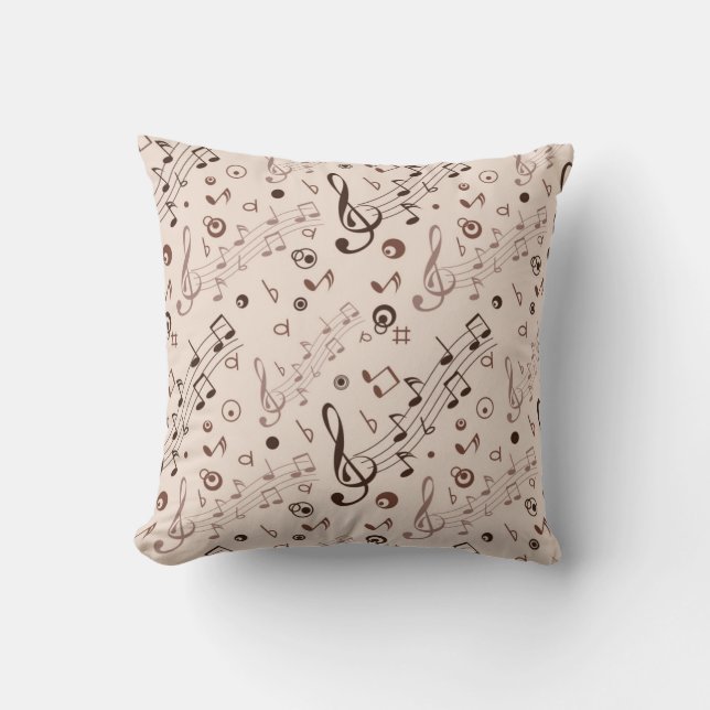 Music pattern cushion (Front)