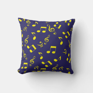 Music pattern cushion