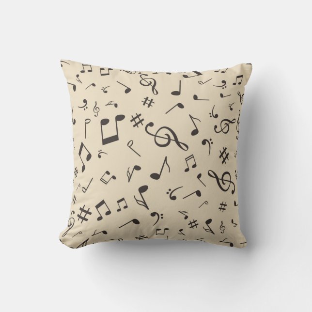 Music pattern cushion (Front)