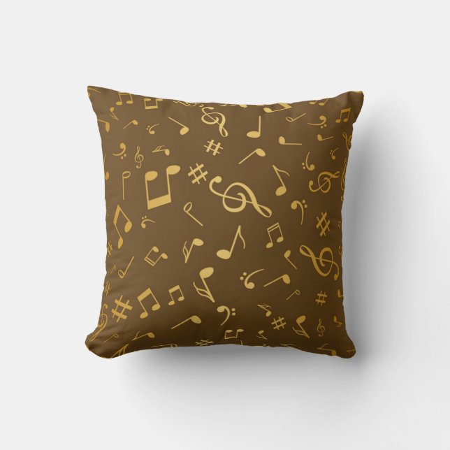 Music pattern cushion (Front)