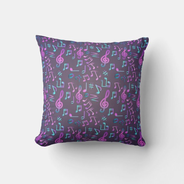 Music pattern cushion (Front)