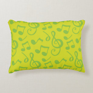 Music pattern decorative cushion
