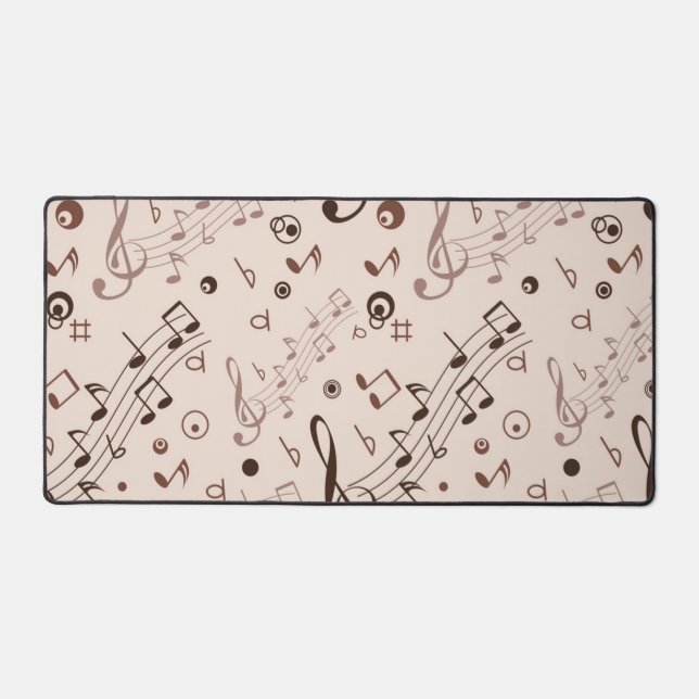 Music pattern desk mat (Front)