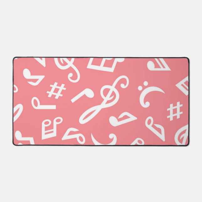 Music pattern desk mat (Front)