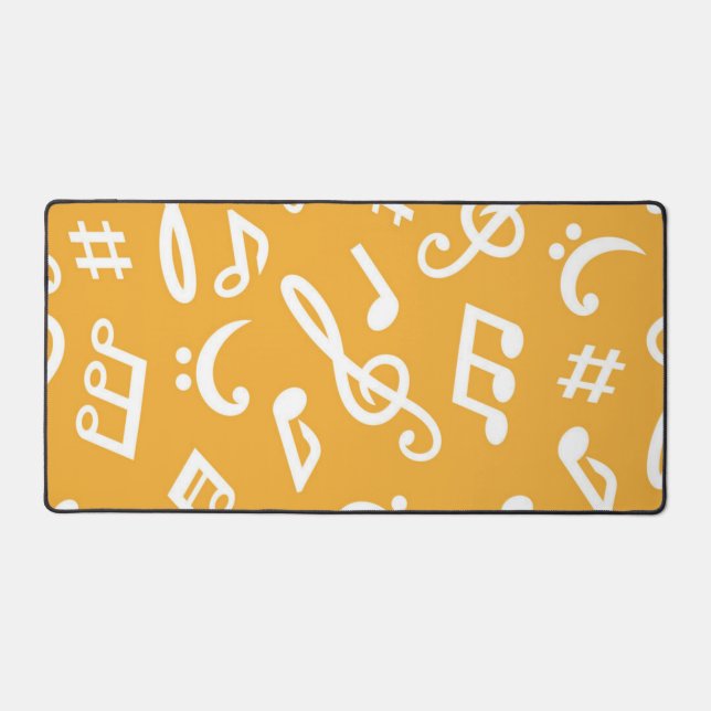 Music pattern desk mat (Front)