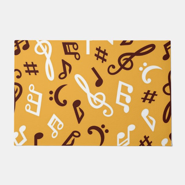 Music pattern doormat (Front)