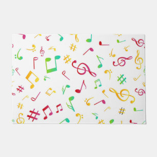 Music pattern doormat