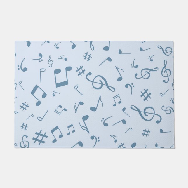 Music pattern doormat (Front)