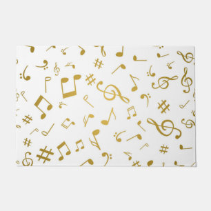 Music pattern doormat