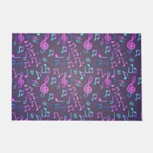 Music pattern doormat