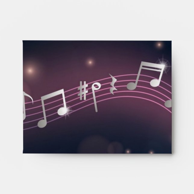 Music pattern envelope (Front)