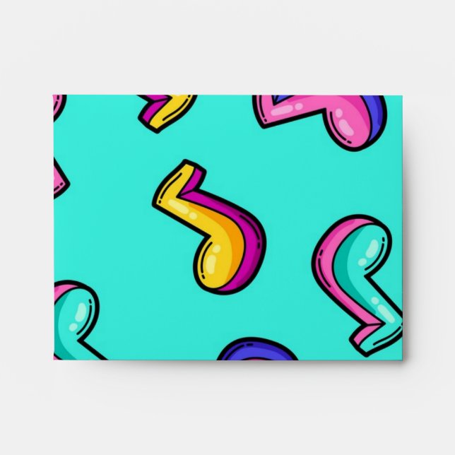 Music pattern envelope (Front)
