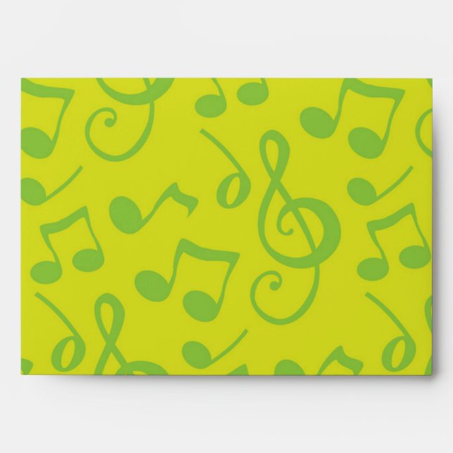 Music pattern envelope (Front)