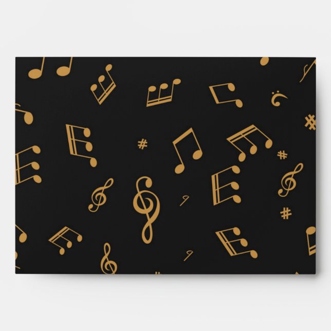 Music pattern envelope (Front)