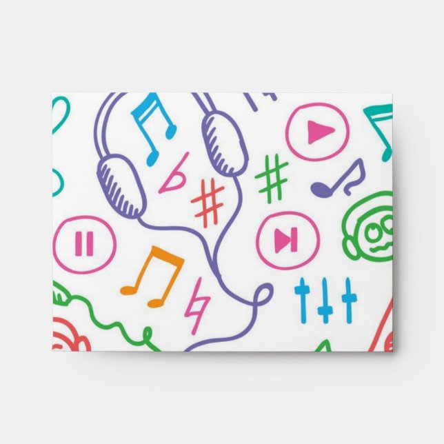 Music pattern envelope (Front)