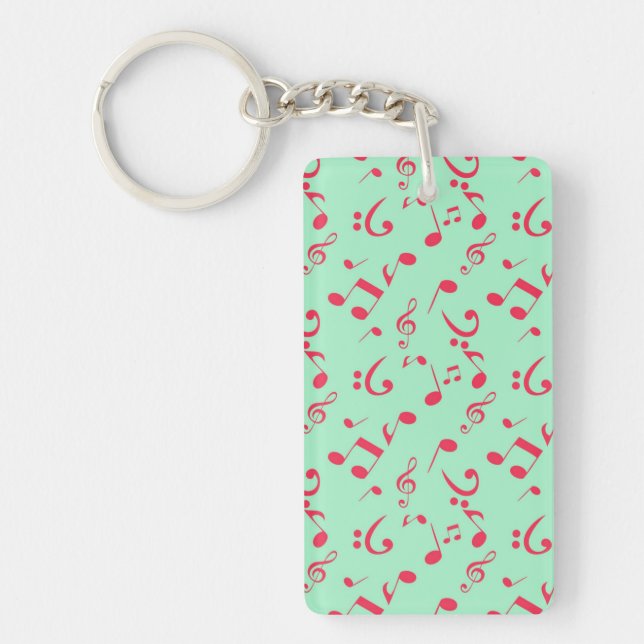 Music pattern key ring (Front)