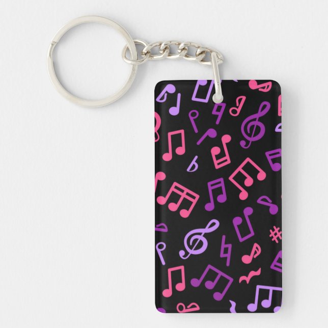 Music pattern key ring (Front)