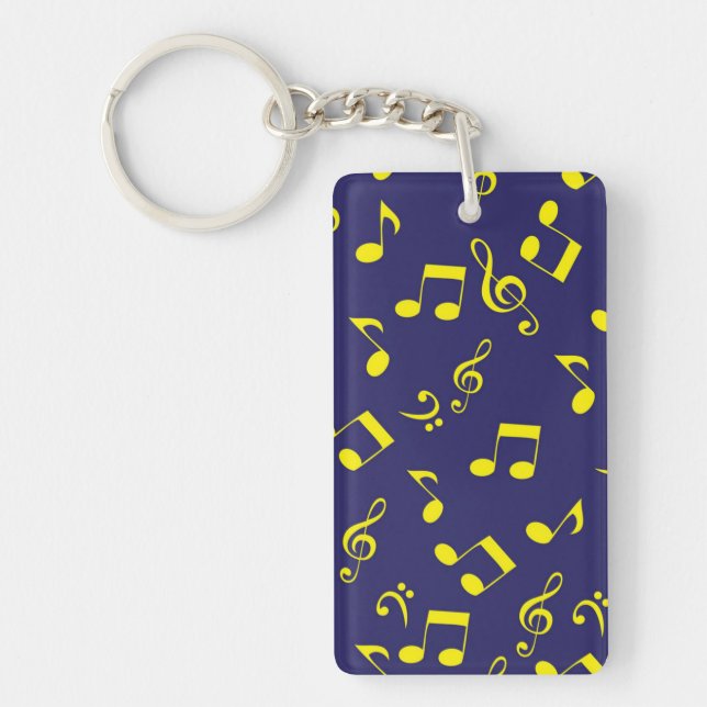 Music pattern key ring (Front)