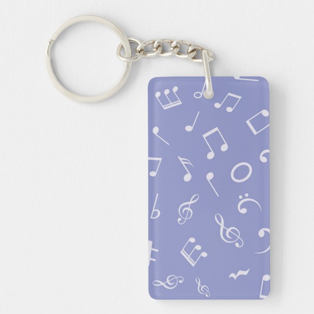 Music pattern key ring (Front)