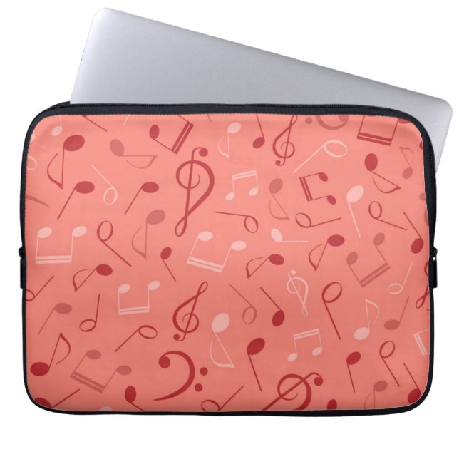 Music pattern laptop sleeve (Front)