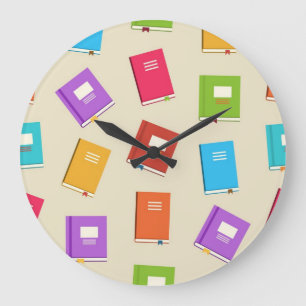 Music pattern large clock