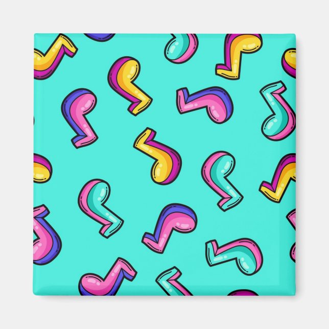 Music pattern magnet (Front)