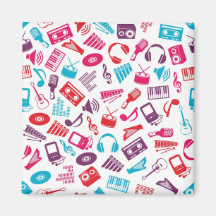 Music pattern magnet