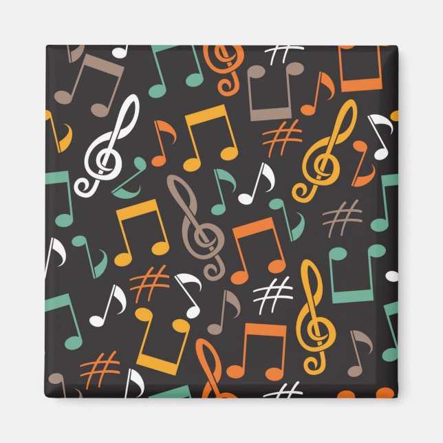 Music pattern magnet (Front)
