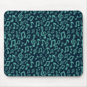Music pattern mouse mat