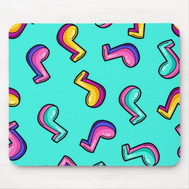 Music pattern mouse mat (Front)
